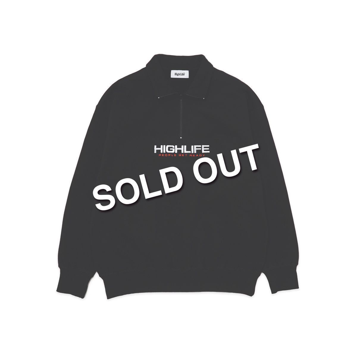 HighLife / P.G.R Half Zip - Black - - HighLife Online Store | ハイライフ 公式オンラインストア