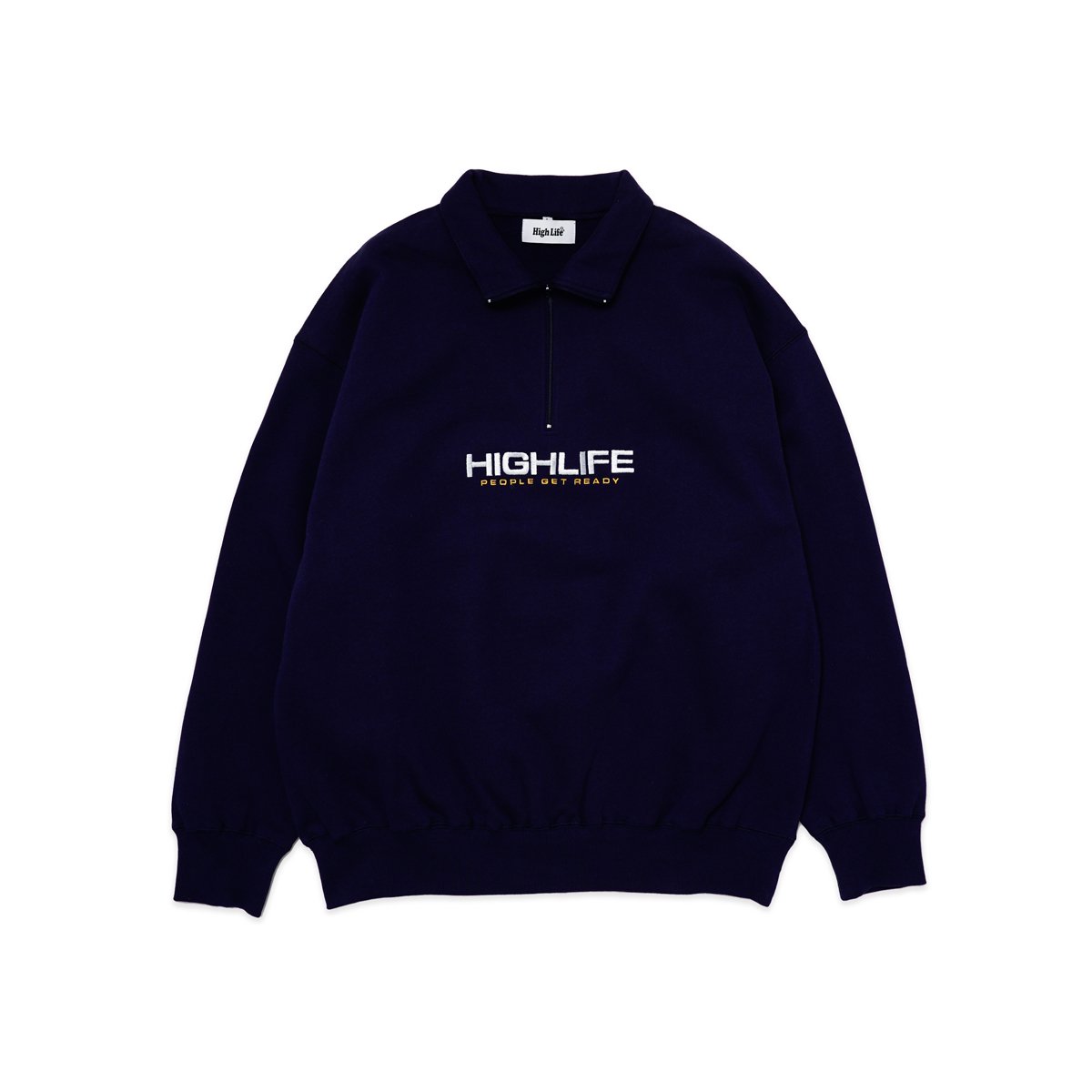 HighLife / P.G.R Half Zip - Navy - - HighLife Online Store | ハイライフ公式オンラインストア