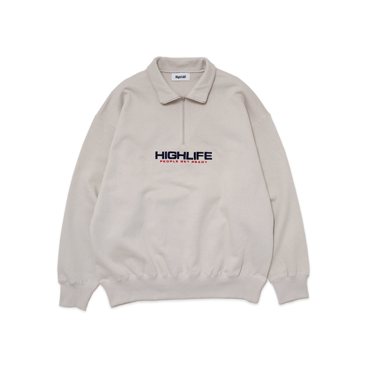 HighLife / P.G.R Half Zip - Silver - - HighLife Online Store |  ハイライフ公式オンラインストア