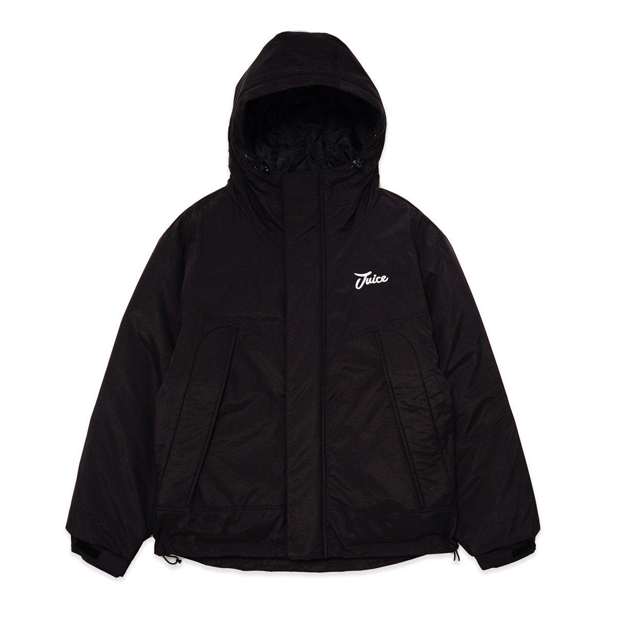 Juice / Hooded Nylon Jacket - Black - - HighLife Online Store