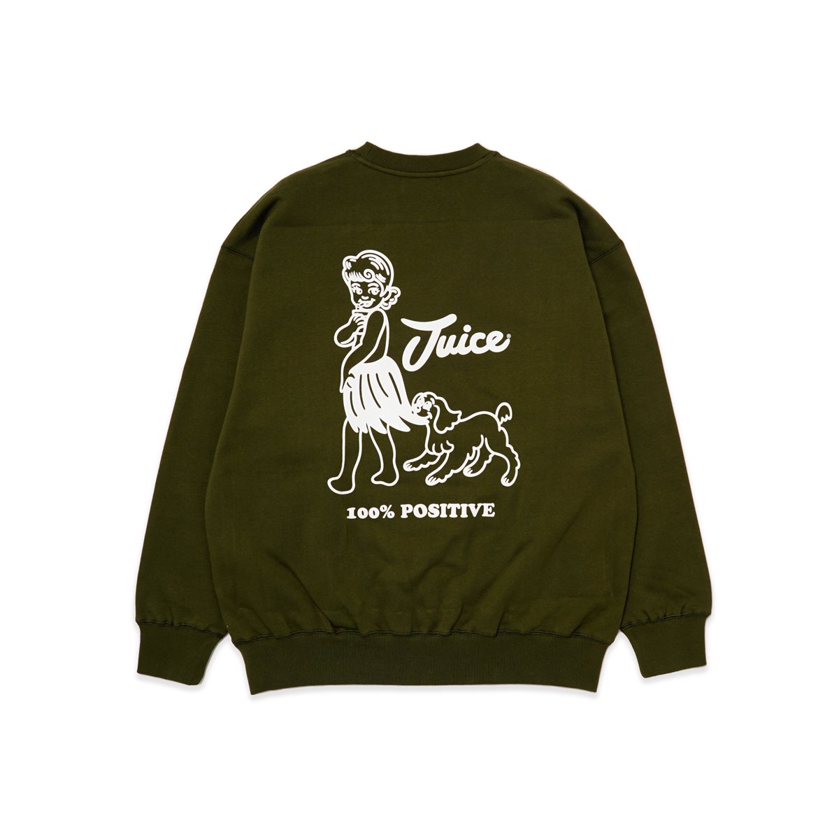 Juice / Bebe&Dog Crewneck - Olive - - HighLife Online Store | ハイ