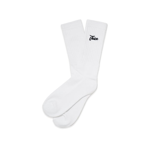 Juice / Main Logo Socks - White -