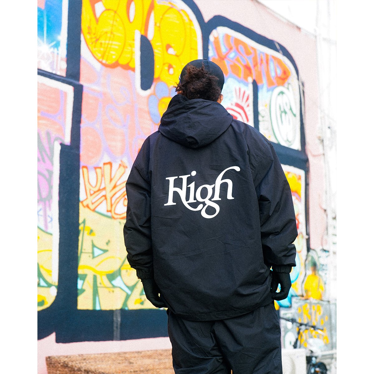 HighLife / Hooded Track Jacket - Black - - HighLife Online Store |  ハイライフ公式オンラインストア