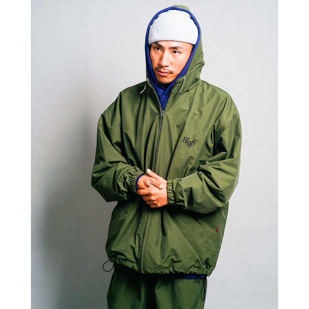 HighLife / Hooded Track Jacket - Olive - - HighLife Online Store |  ハイライフ公式オンラインストア