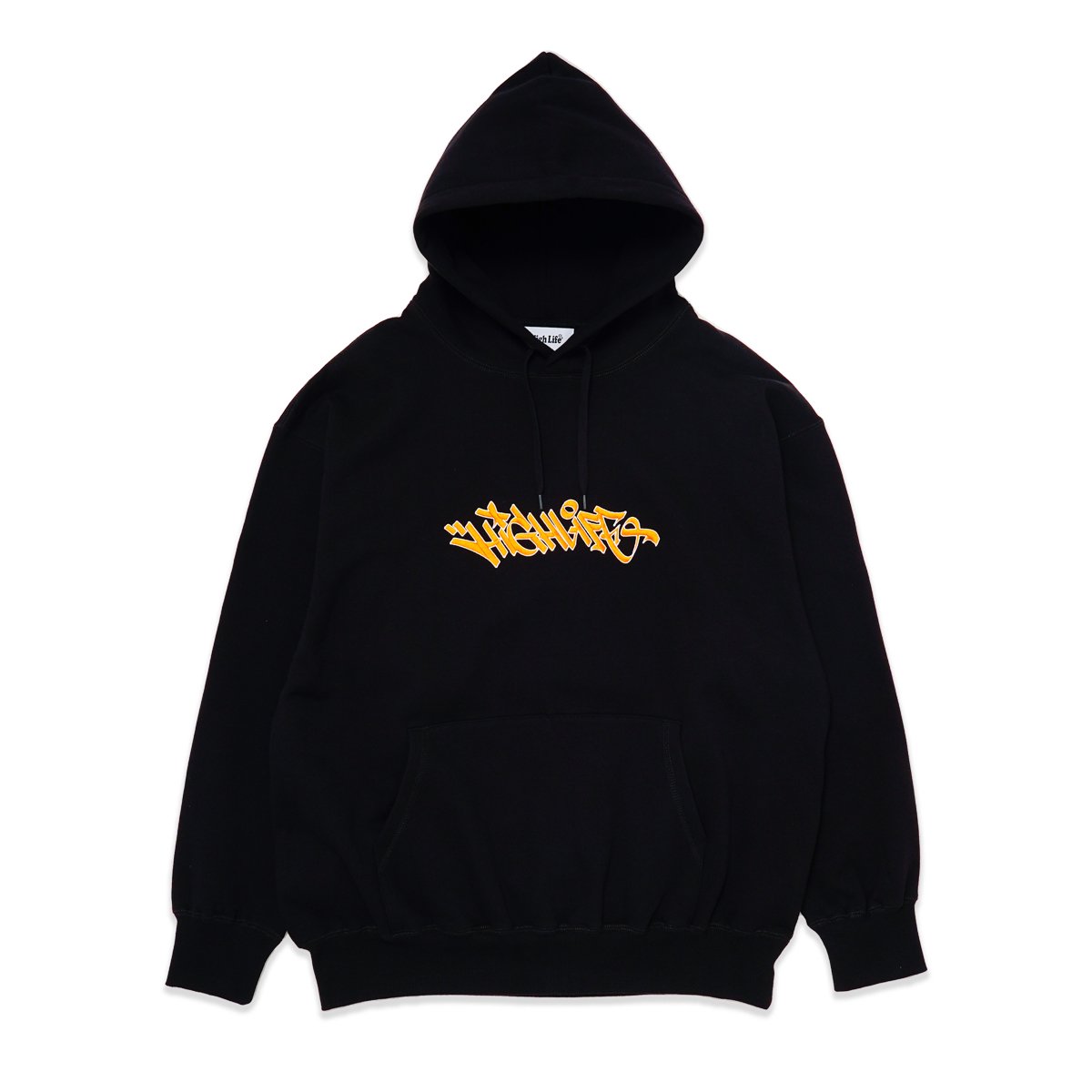 HighLife / Tag Emb Hoodie - Black - - HighLife Online Store | ハイ