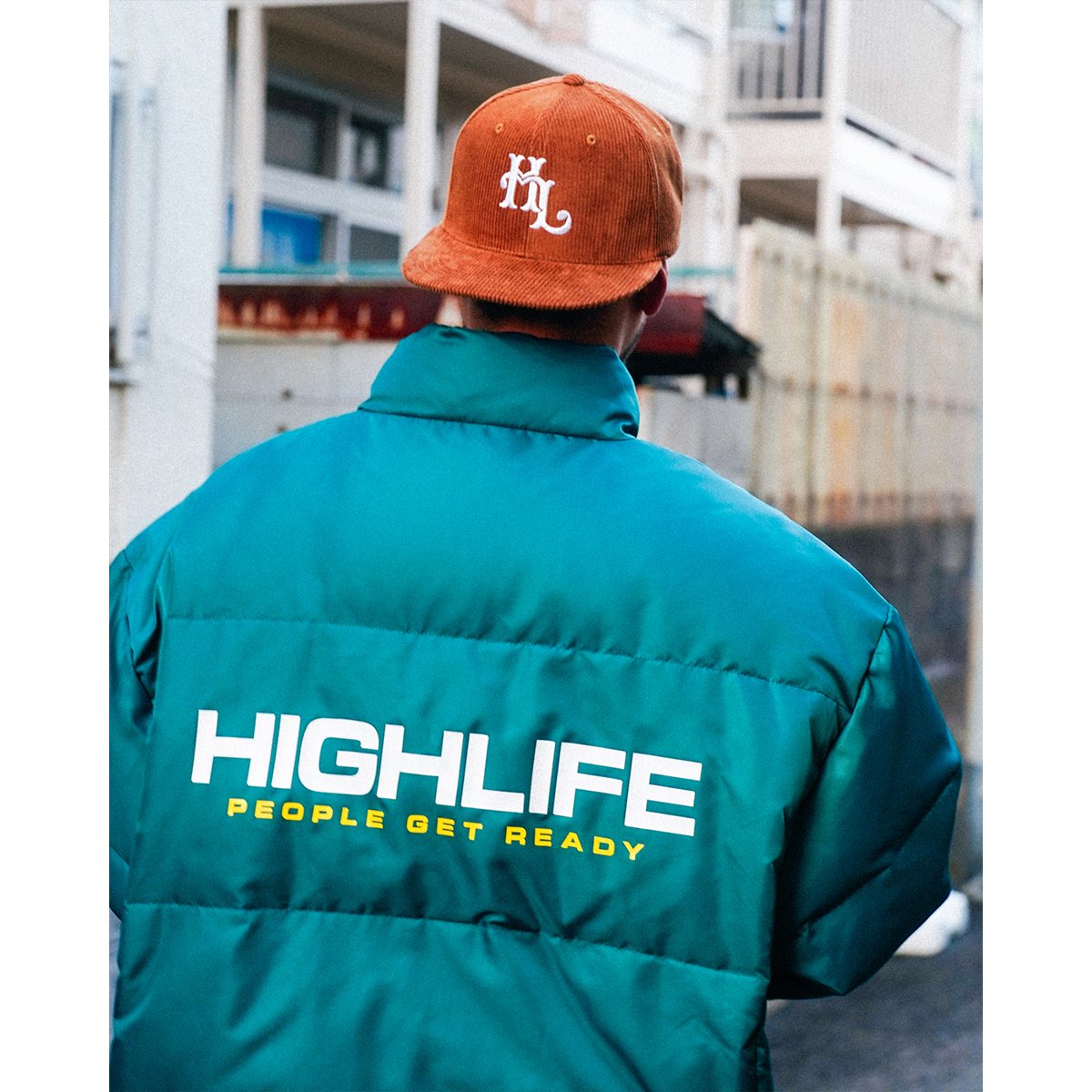 HighLife / P.G.R DownJacket - Green - - HighLife Online Store