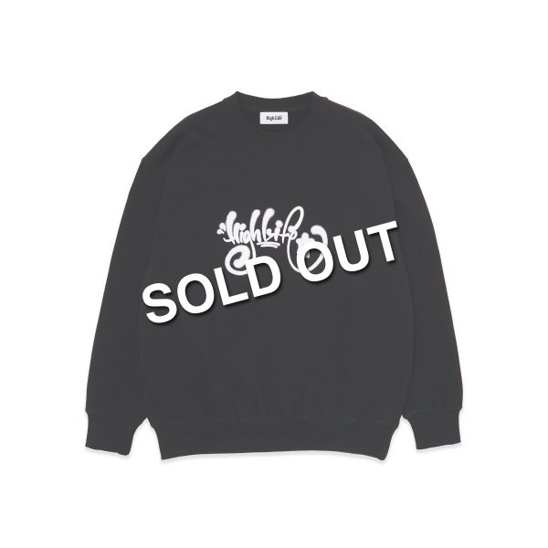 HighLife / Spray Crewneck - Black -