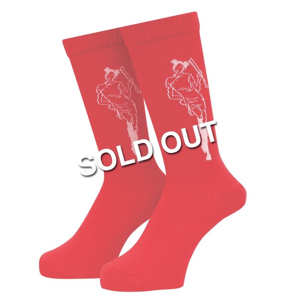 Whimsy / Lanfan Socks - Red -