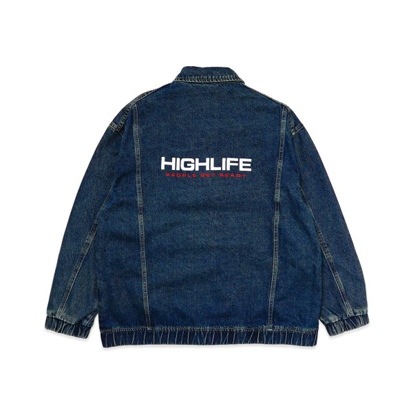 HighLife / Flight Denim Jacket - Indigo -