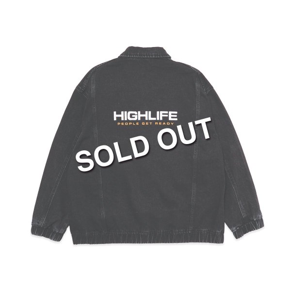 HighLife / Flight Denim Jacket - Black -