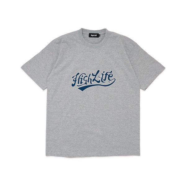 HighLife / Baseball Logo Tee - Grey -