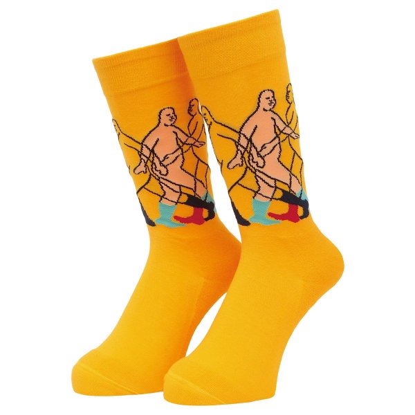 Whimsy / So Hi Socks - Gold -