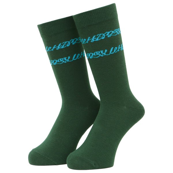 Whimsy / Tag Border Socks - Forest -