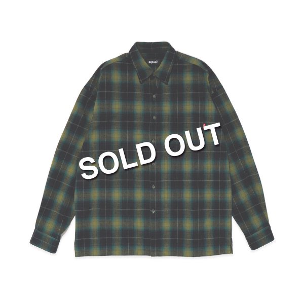 HighLife / Ombre Check Shirts - Forest -