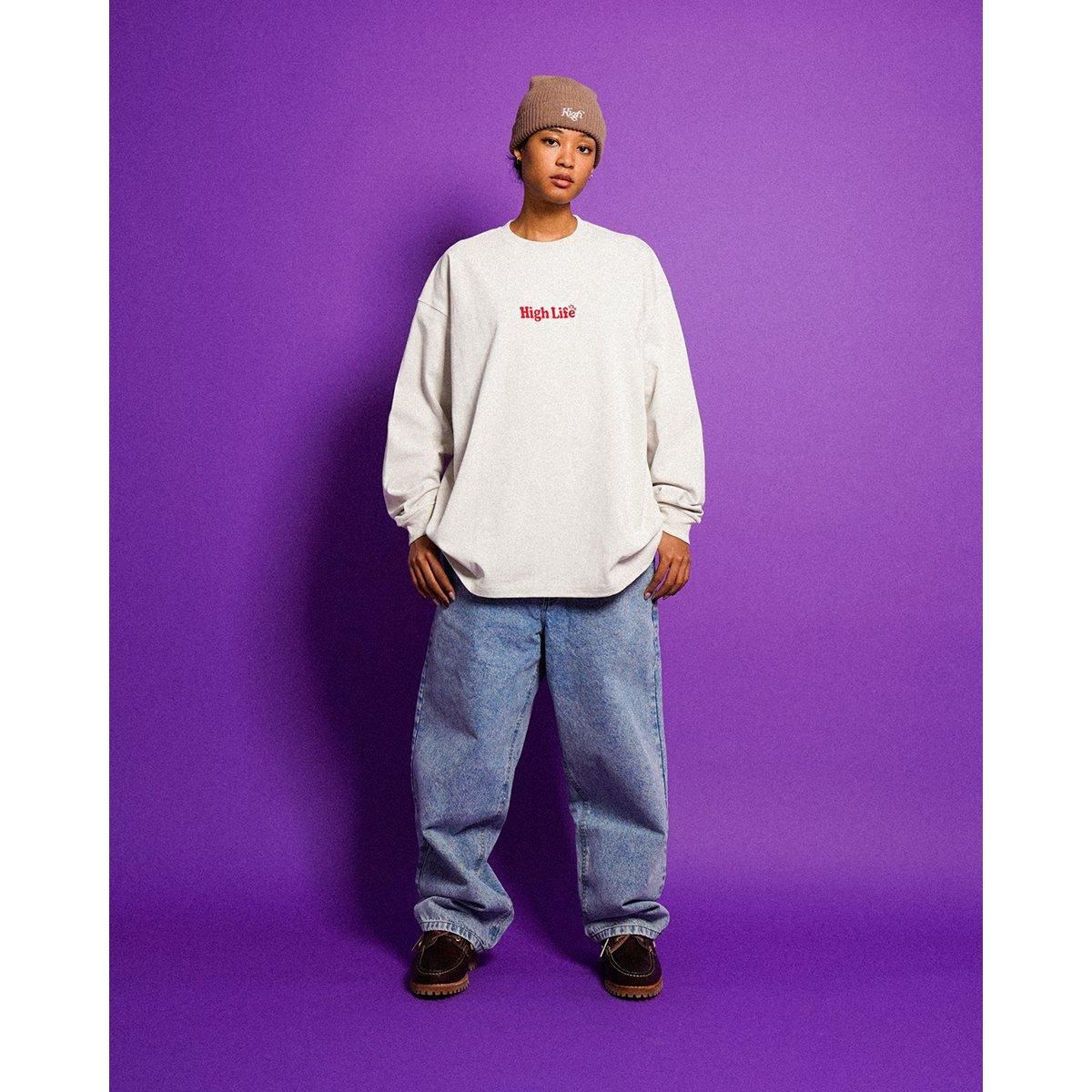 HighLife / Main Logo Heavy Tee - Silver - - HighLife Online