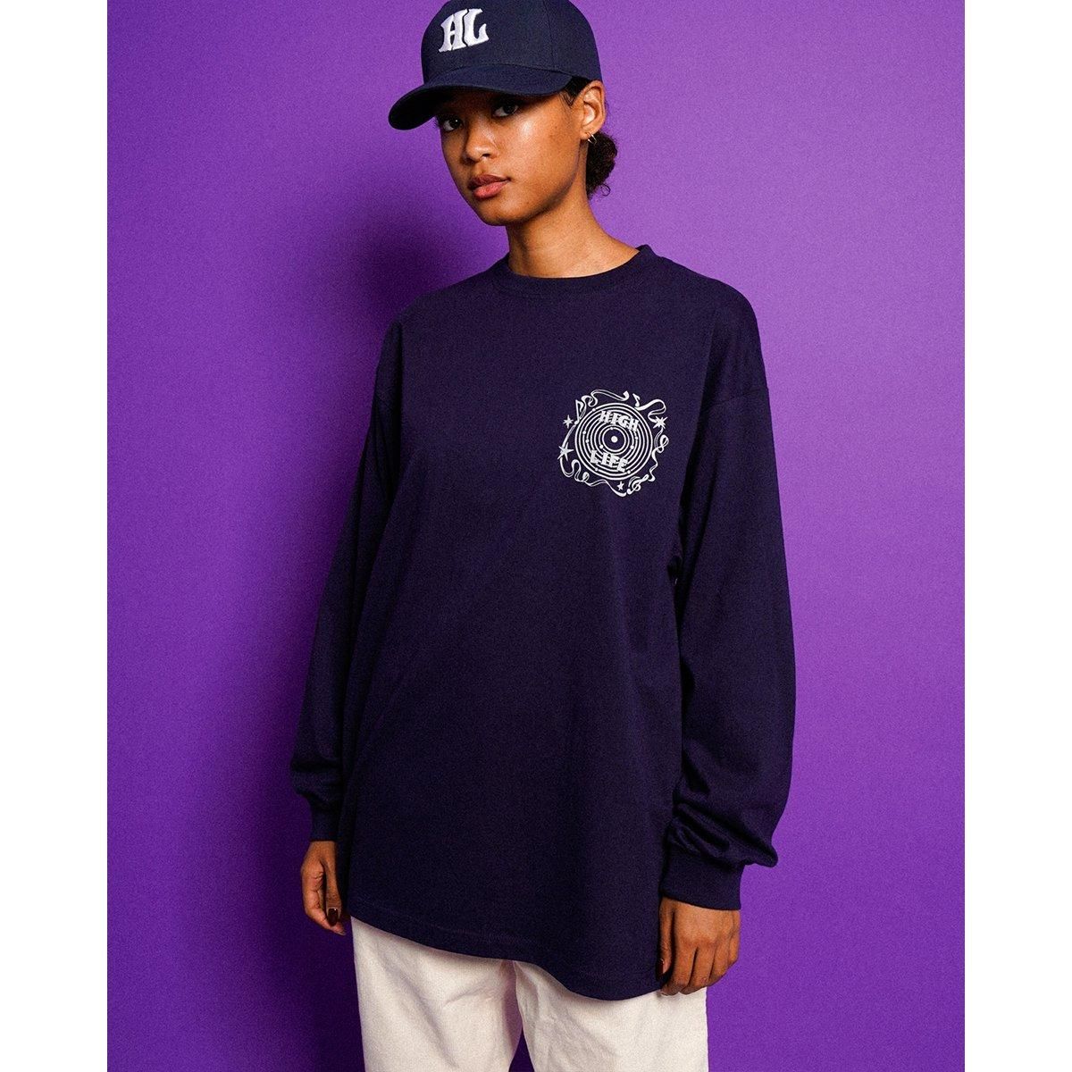HighLife / Vinyl Tee - Navy - - HighLife Online Store | ハイ