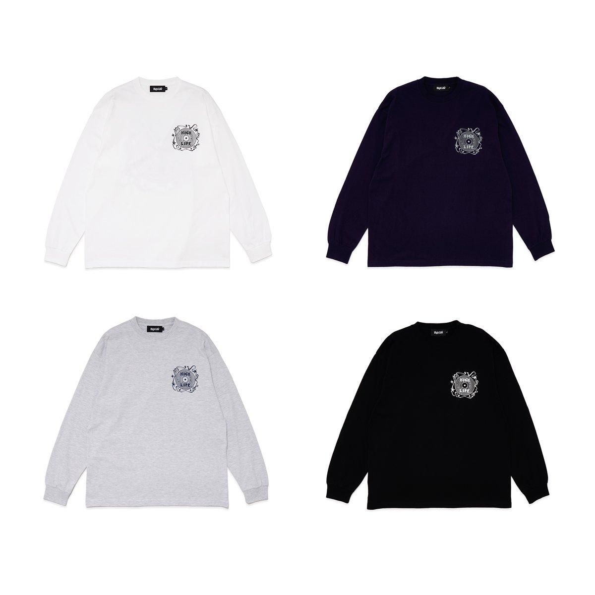 新しいスタイル HighLife / Vinyl Tee - Navy - - HighLife Online Store | ハイ カットソー(長袖+七分)