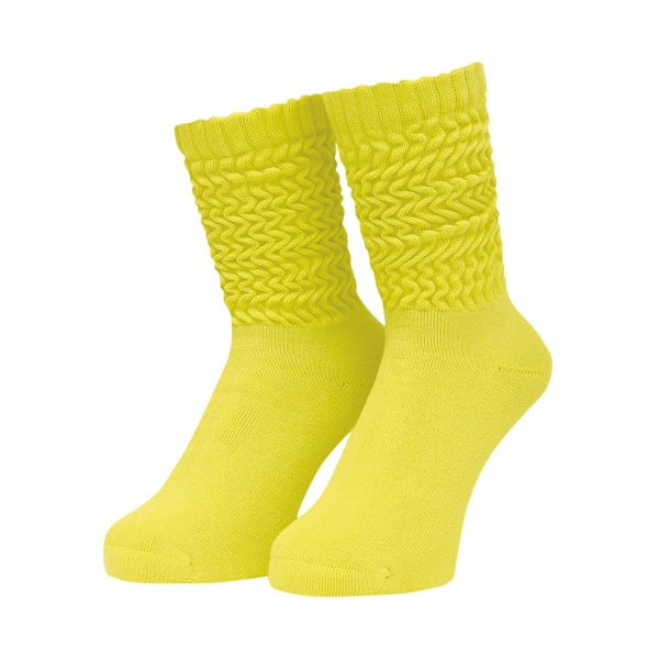 Whimsy / Loose Guage Socks - Yellow -