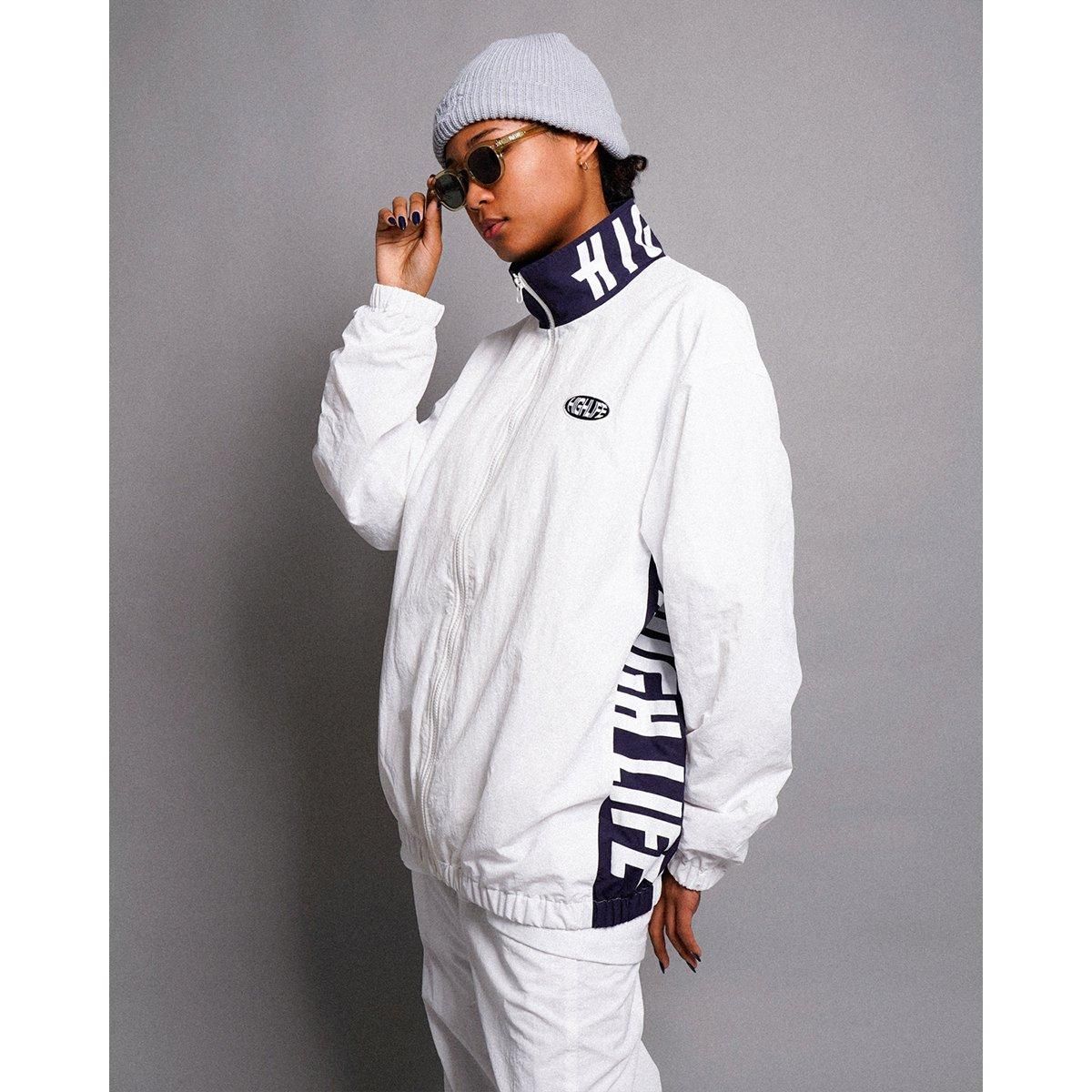 HighLife / Panel Track Jacket - White - - HighLife Online