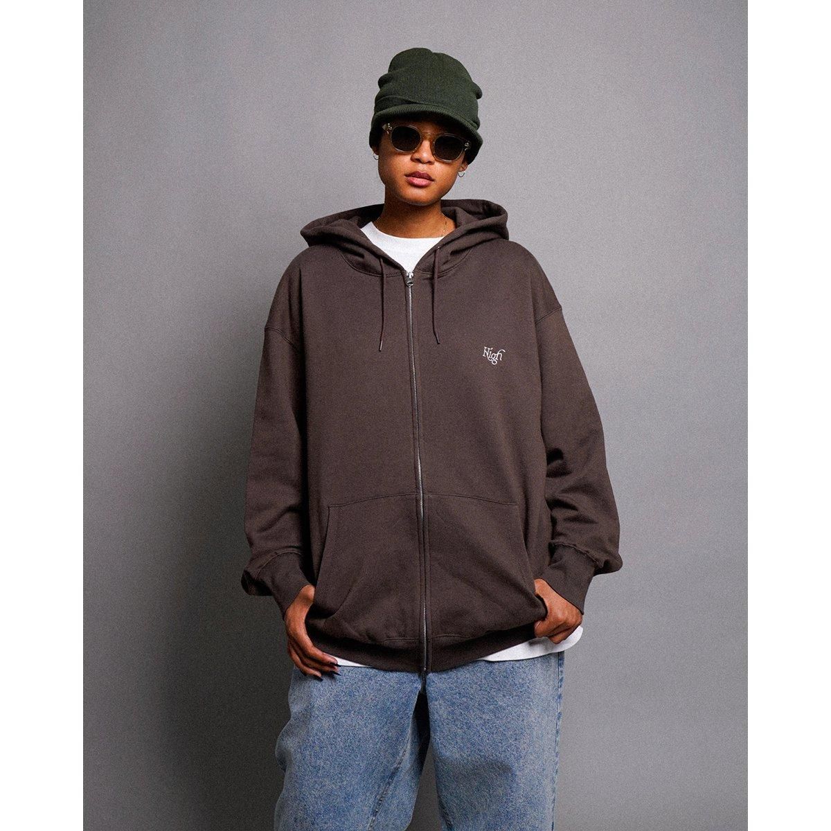 HighLife / High Zip Hoodie - Charcoal - - HighLife Online