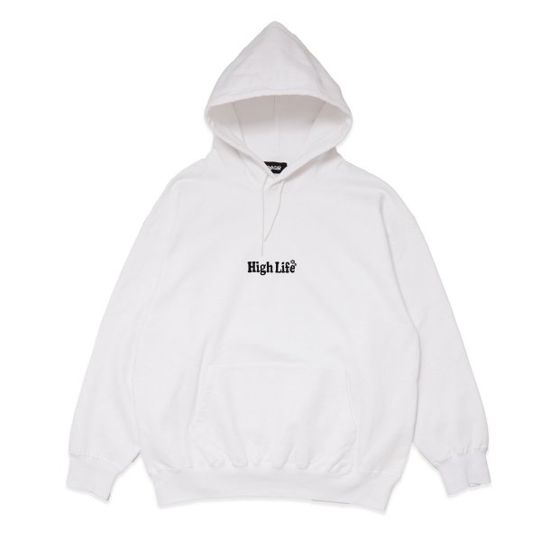 HighLife / Main Logo Hoodie - White -