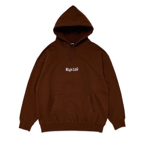 HighLife / Main Logo Hoodie - Brown -