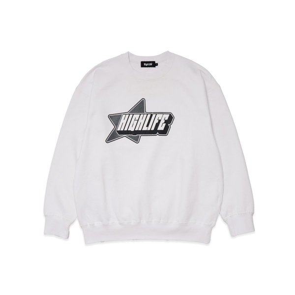 HighLife / Y2K Crewneck - White -