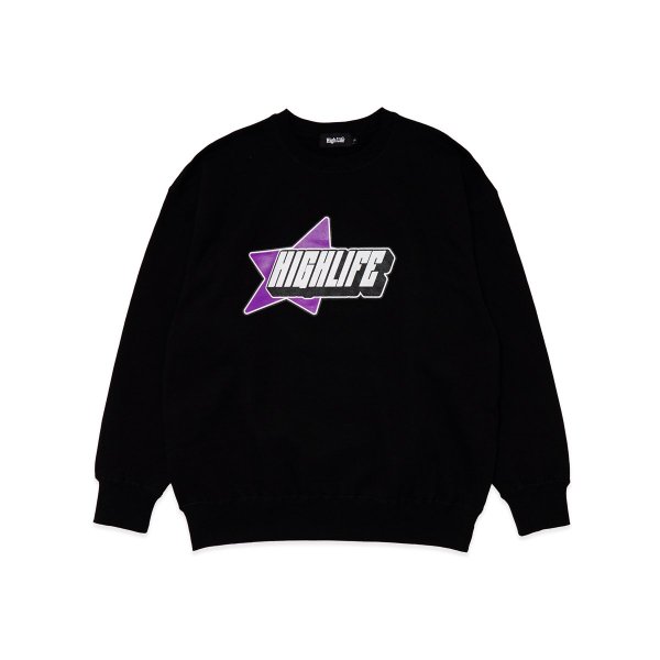 HighLife / Y2K Crewneck - Black -