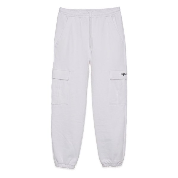 HighLife / Cargo Sweat Pants - White -