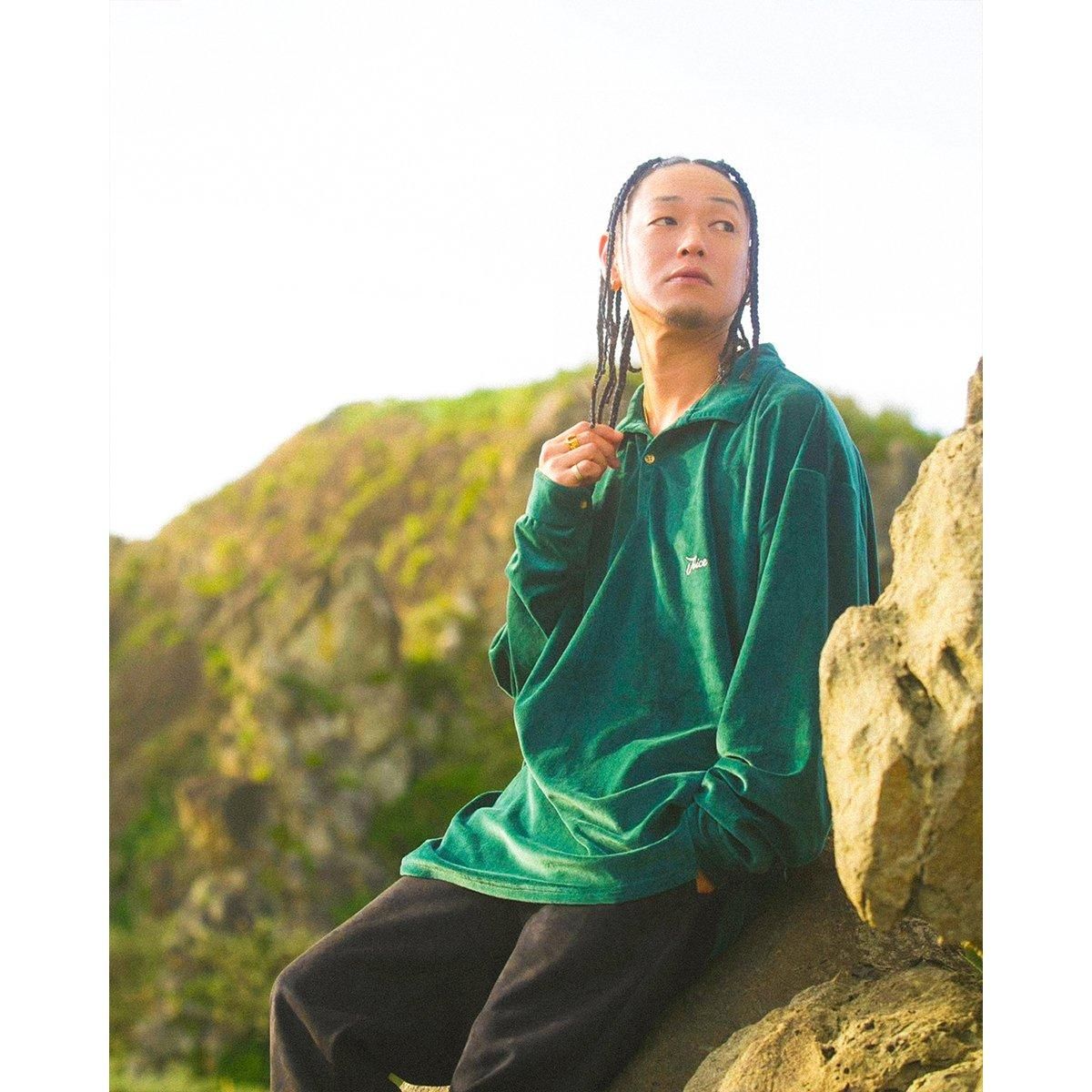 Juice / Velour Polo Shirts - DarkGreen - - HighLife Online