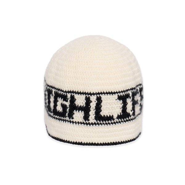 HighLife / Wool Crochet Hat - White -