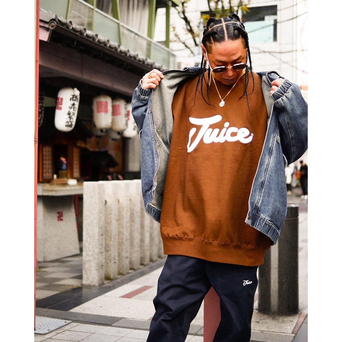 Juice / Main Logo Crewneck - Brown - - HighLife Online Store