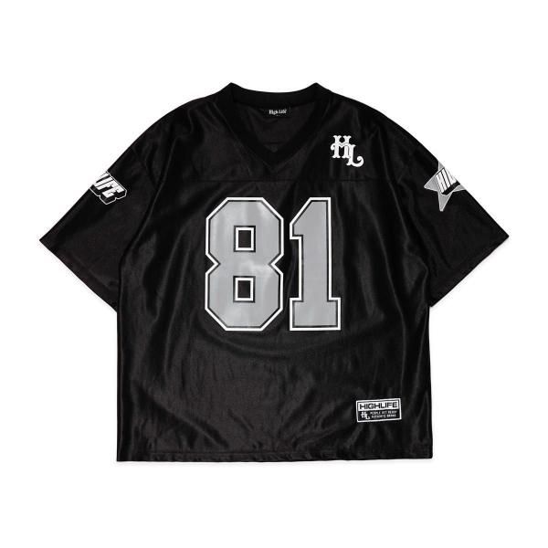HighLife / 81 Football Jersey - Black -