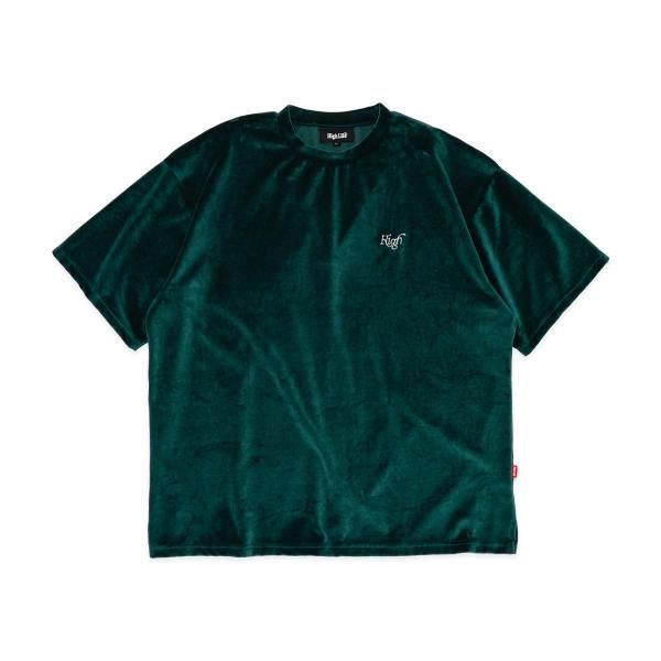 HighLife / High Velour Tee - DarkGreen -