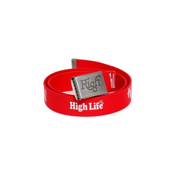 HighLife /  Multi Logo Belt - Red -