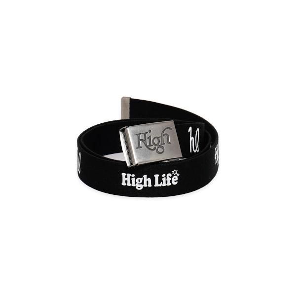 HighLife /  Multi Logo Belt - Black -