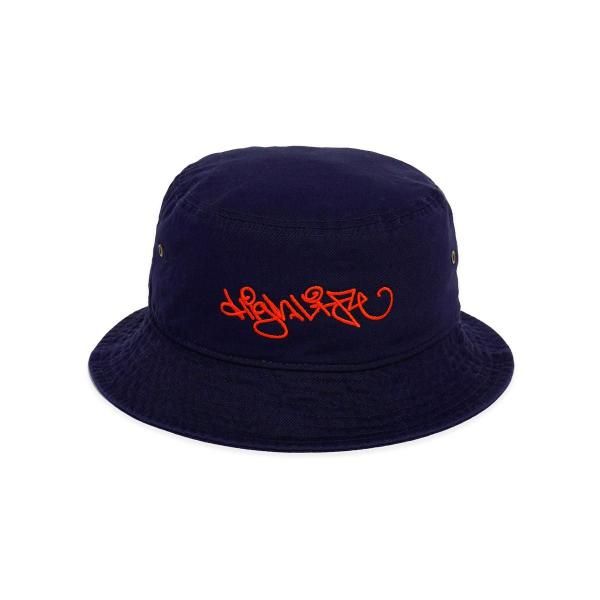 HighLife / Tag Bucket Hat - Navy -
