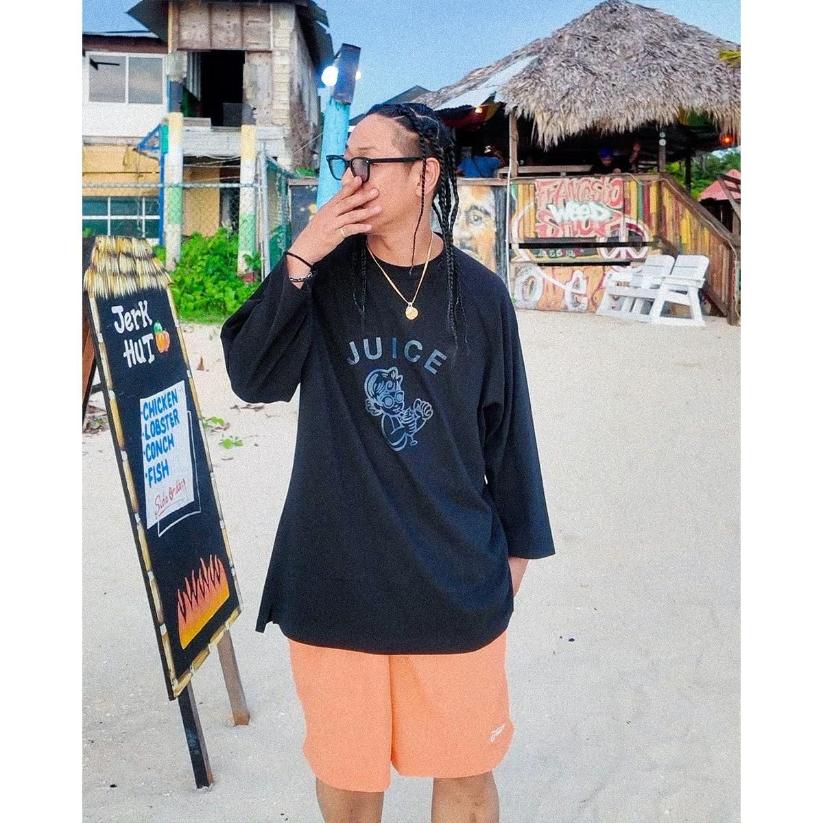 Juice / Nylon Shorts - Orange - - HighLife Online Store