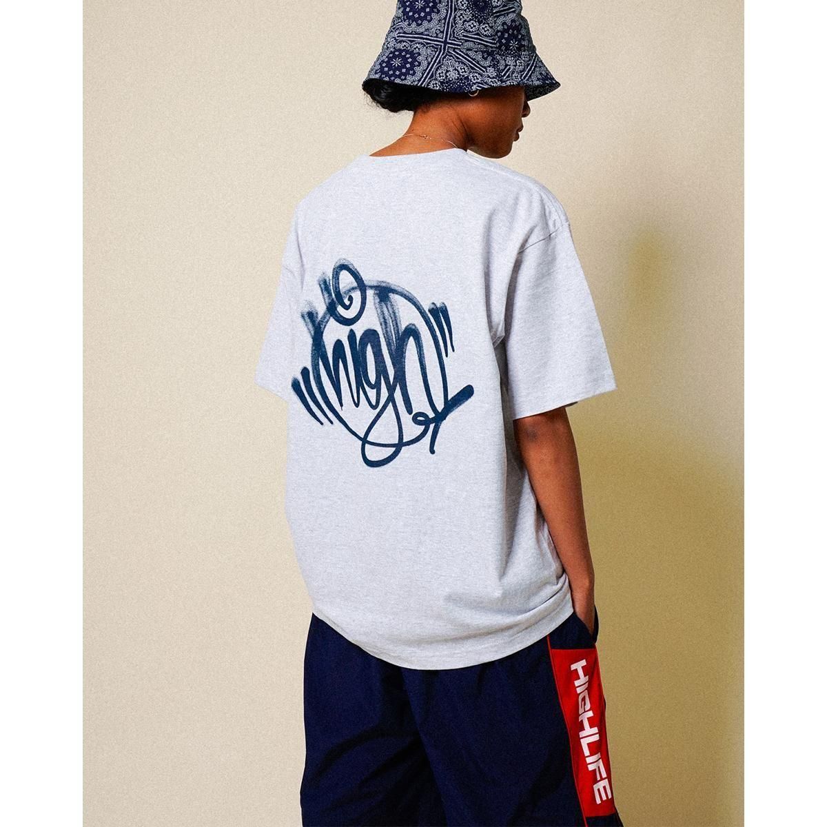 HighLife / One Shot Tee - AshGrey - - HighLife Online Store