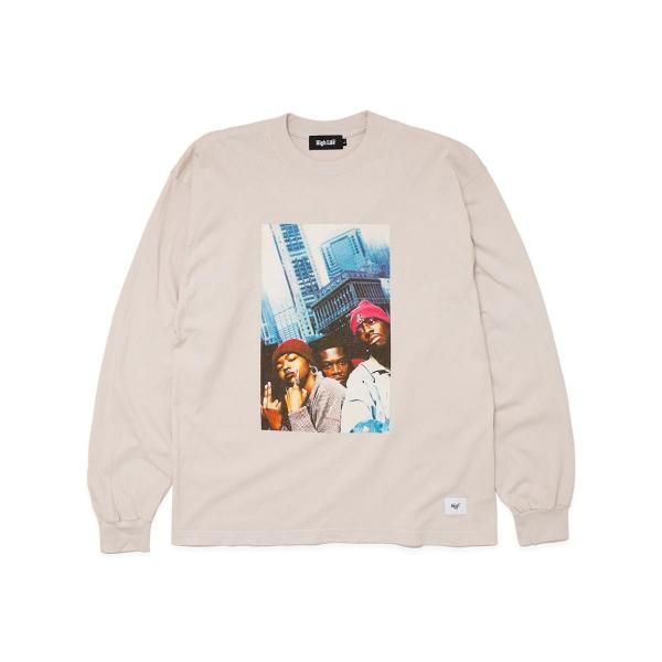 HighLife / FGS Garment-Dye L/S Tee - Cement -