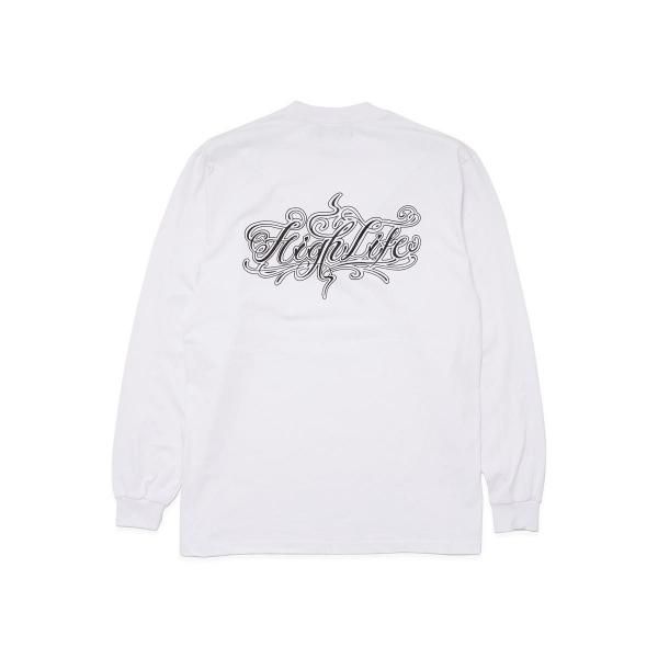 HighLife / Script L/S Tee - White -
