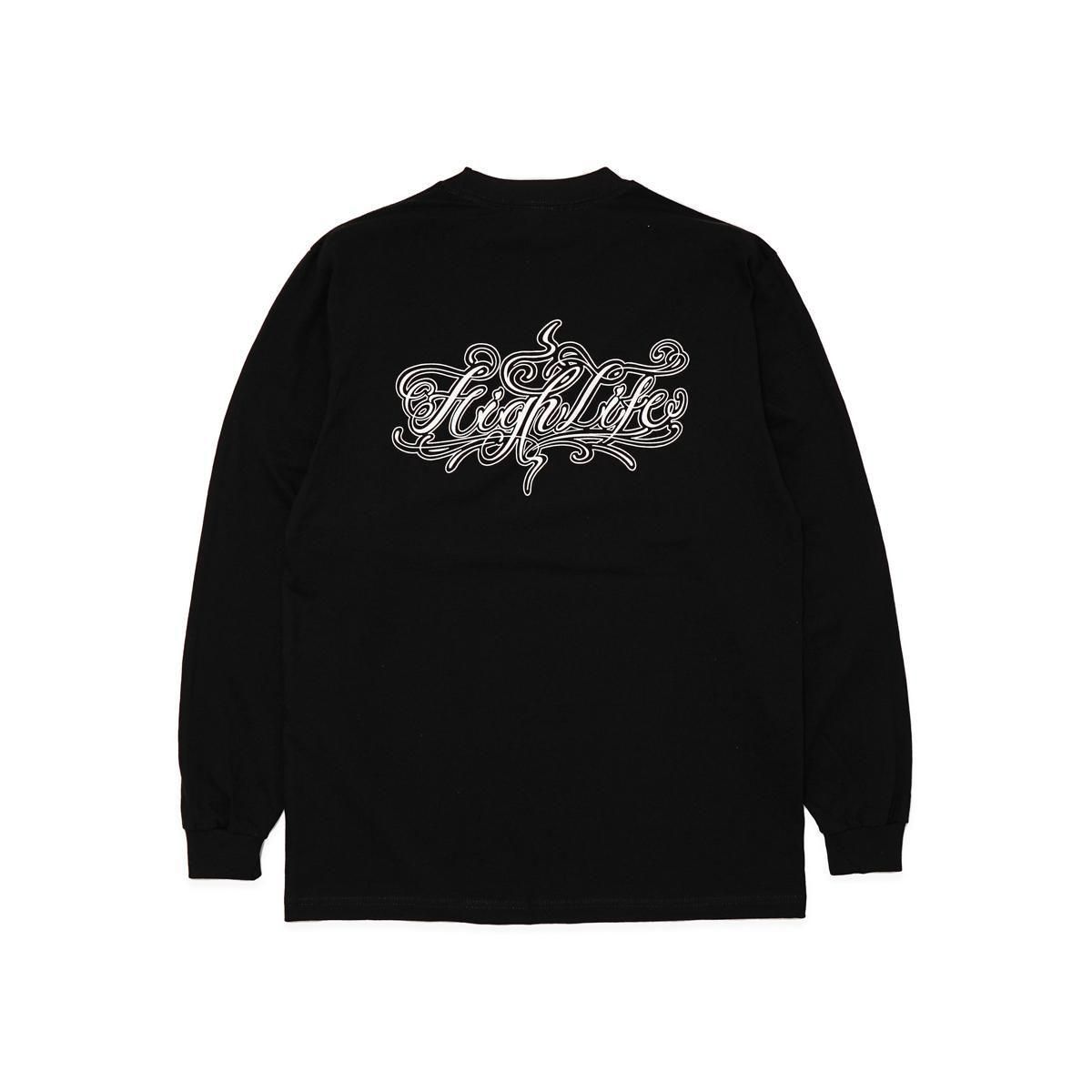 HighLife / Script L/S Tee - Black - - HighLife Online Store | ハイ