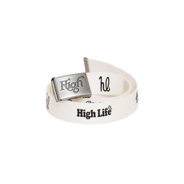 HighLife / Multi Logo Belt - White -