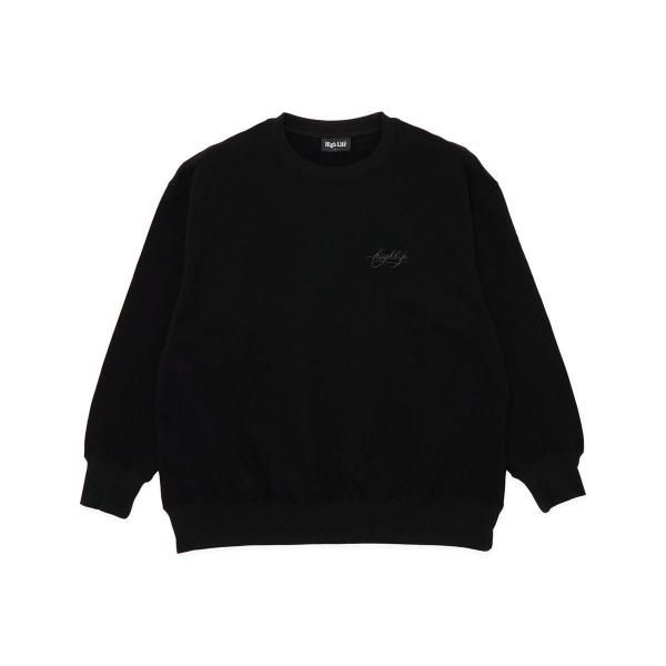 HighLife / Script Crewneck - Black -