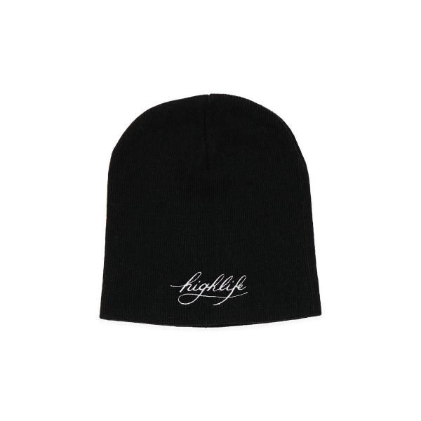 HighLife / Script Single Beanie - Black -