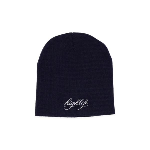 HighLife / Script Single Beanie - Navy -