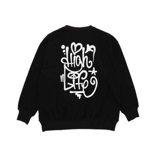 HighLife / Spray Crewneck - Black -