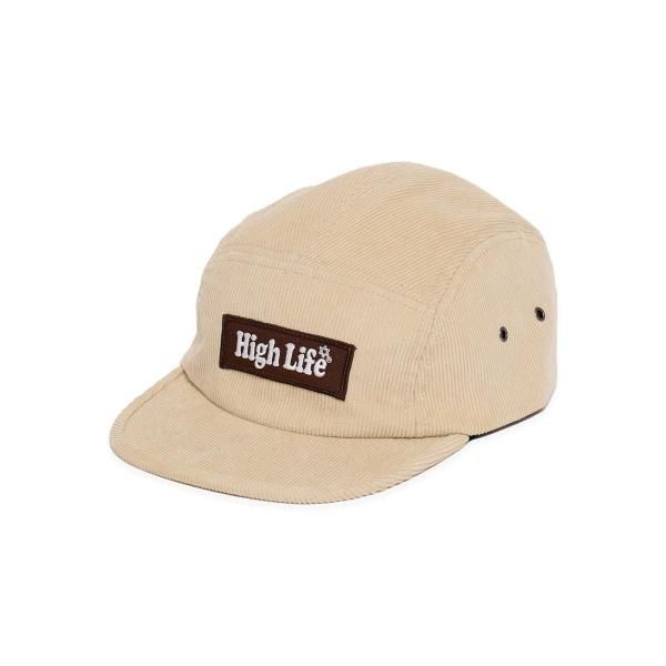 HighLife / BoxLogo Corduroy Camper Cap - Stone -