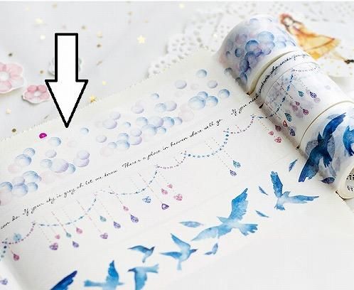 海外製 マスキングテープ -しゃぼん玉