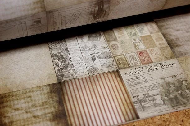 Tim Holtz Idea-Ology 12インチペーパーパッド 36枚 -French Industrial